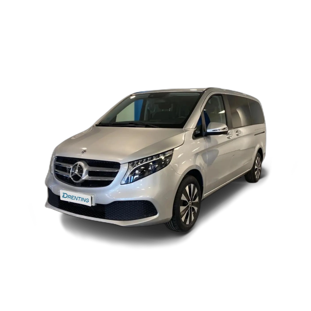 Renting Mercedes-Benz V 250 250d Extralargo Avantgarde 7GT Plateado