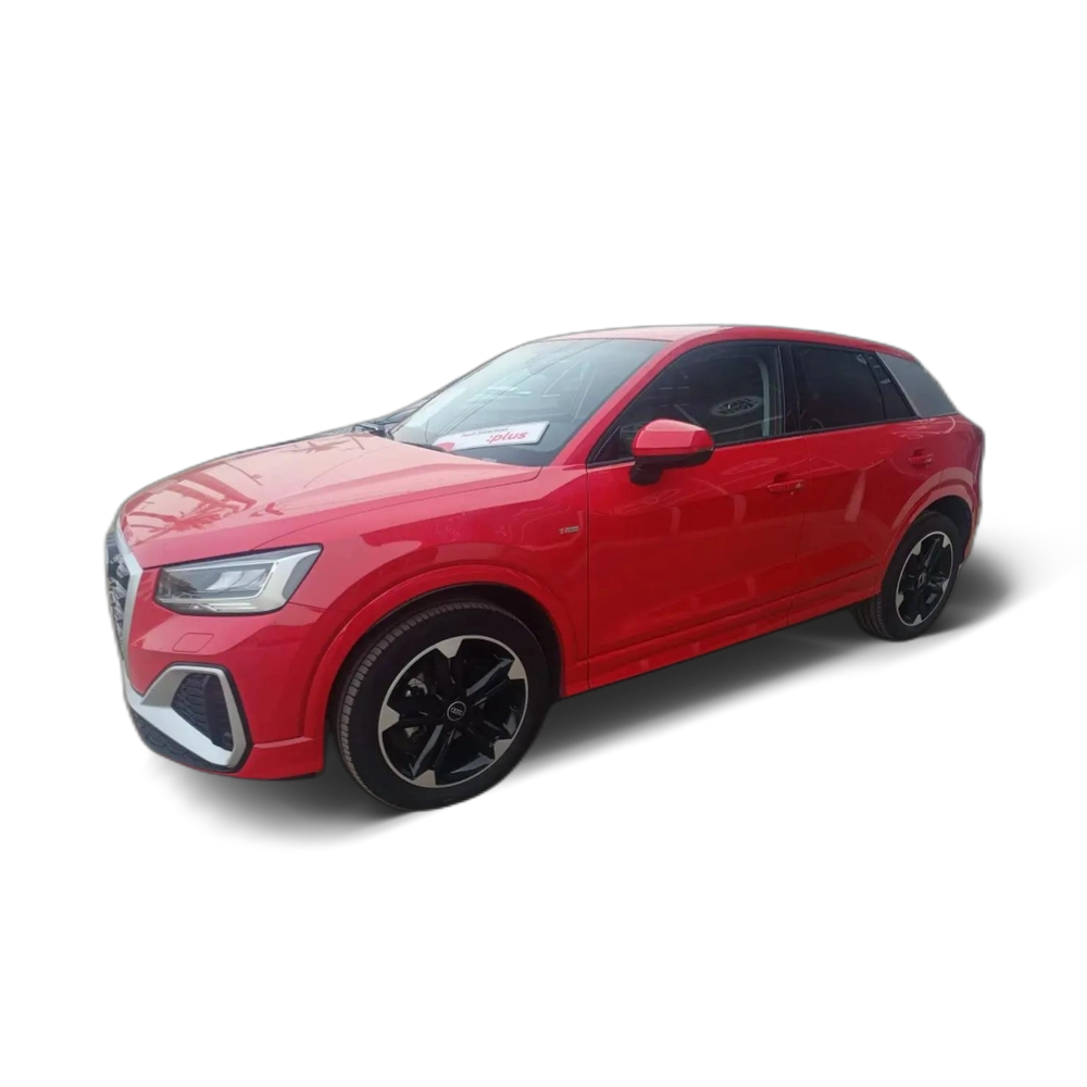 Renting Audi Q2 30 TFSI S line 81kW Rojo