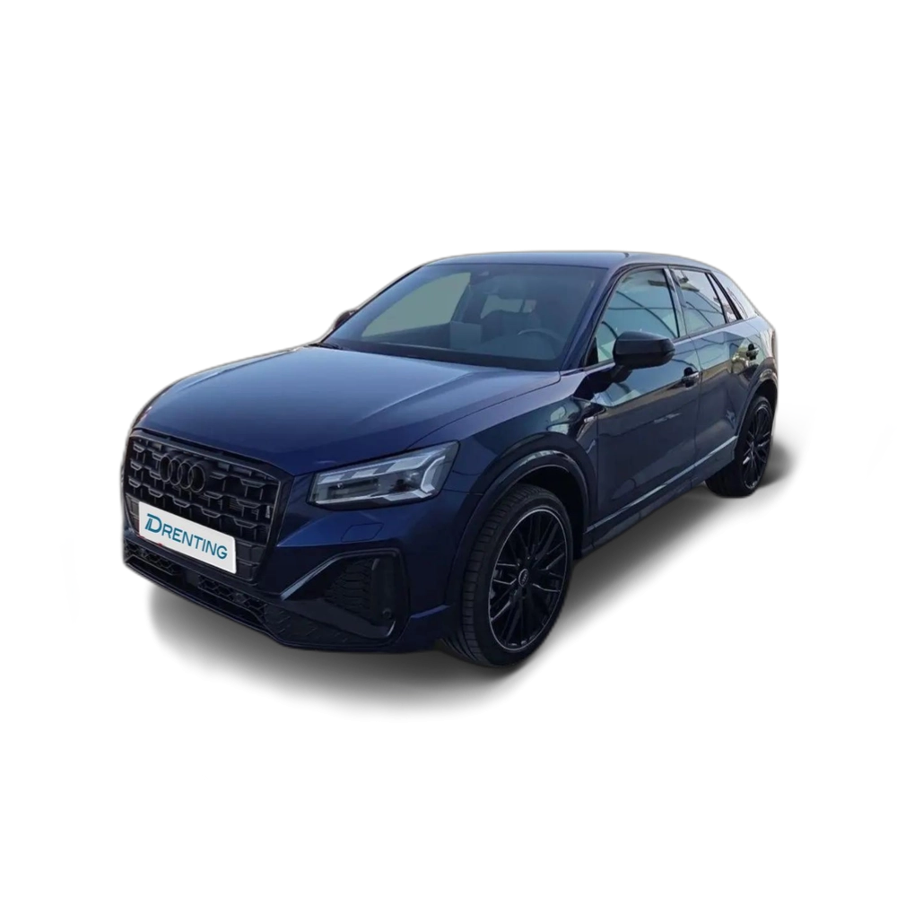 Renting Audi Q2 35 TFSI Adrenalin Black edition S tronic 110kW Azul