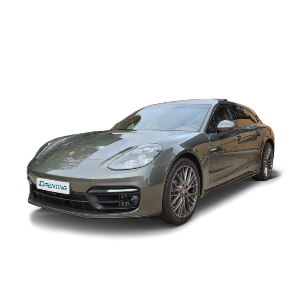 Renting Porsche Panamera 4 E-Hybrid Sport Turismo Platinum Edition Verde
