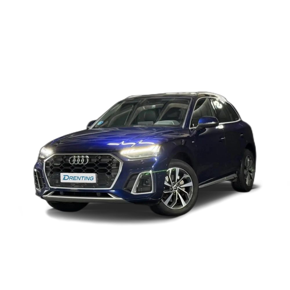 Renting Audi Q5 40 TDI quattro-ultra S line S tronic 150kW Azul