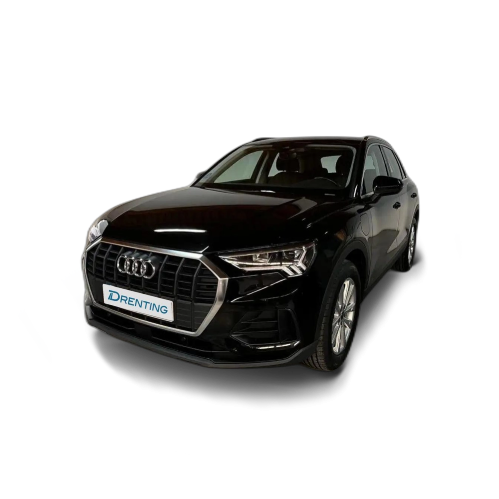 Renting Audi Q3 45 TFSIe Advanced S-tronic Negro