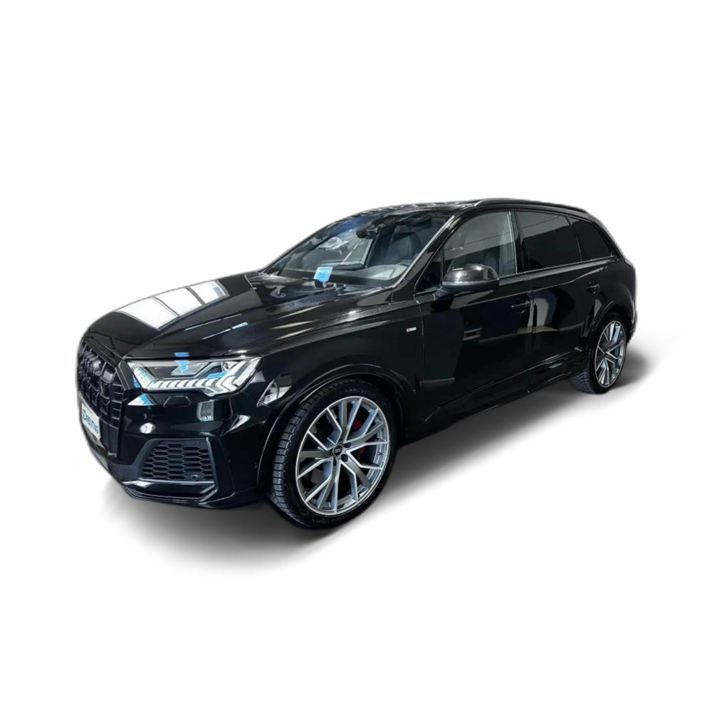 Renting Audi Q7 60 TFSIe Black line Plus quattro tiptronic Negro