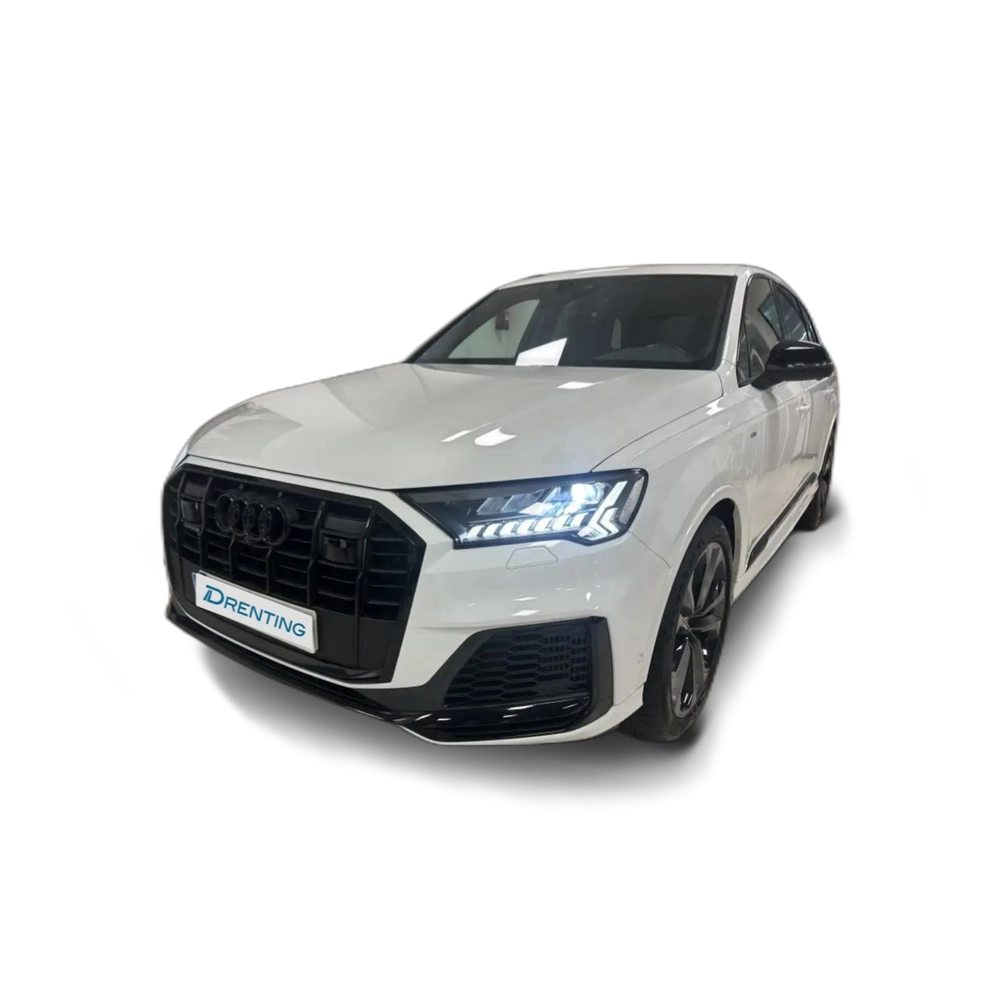 Renting Audi Q7 60 TFSIe S line plus quattro tiptronic Blanco