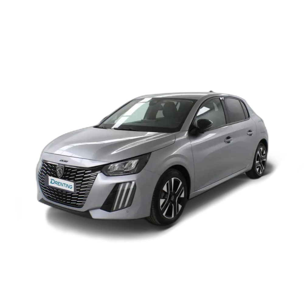 Renting Peugeot 208 Allure Gasolina 100 S&amp;S 6 Vel. MAN Gris 2 1