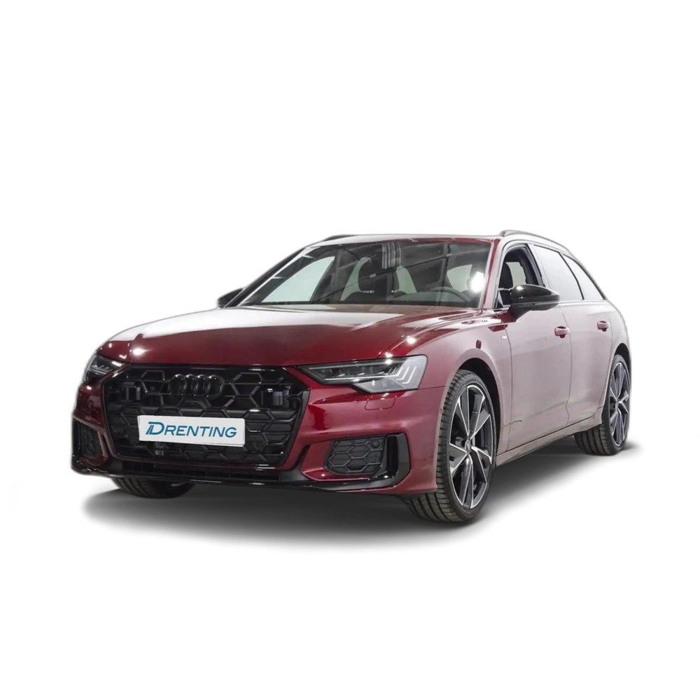 Renting Audi A6 Avant 40 TDI Black line S tronic Rojo
