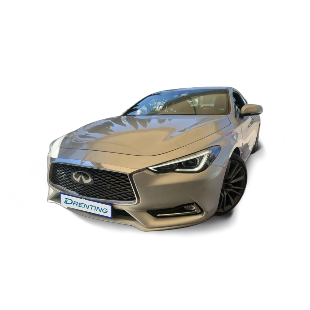 Renting Infiniti Q60 Coupé 2.0 Premium Plateado