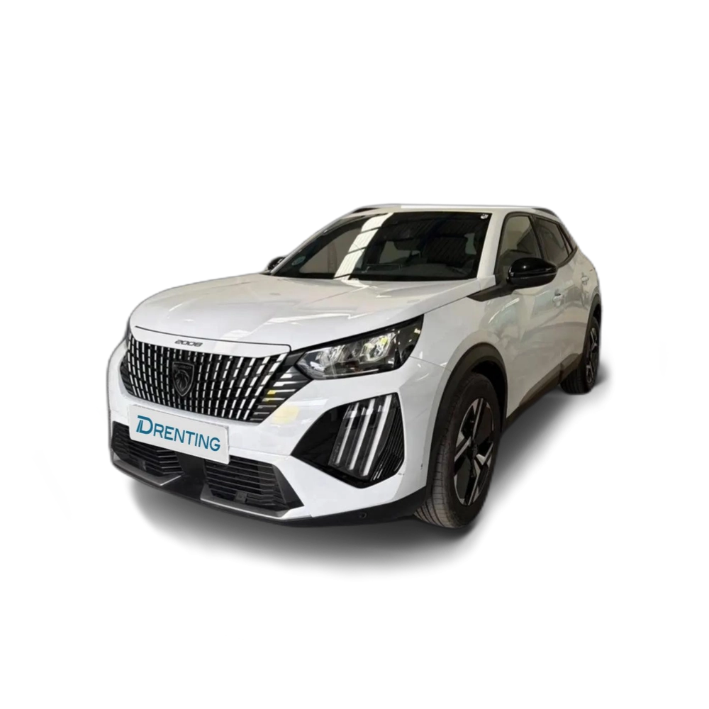 Renting Peugeot 2008 Gasolina 100 S&amp;S 6 Vel. MAN Allure Blanco