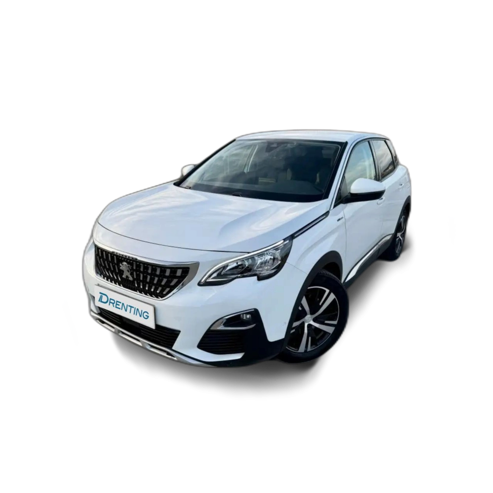 Renting Peugeot 3008 HYB PHEV 225 Allure Pack e-EAT8 Blanco