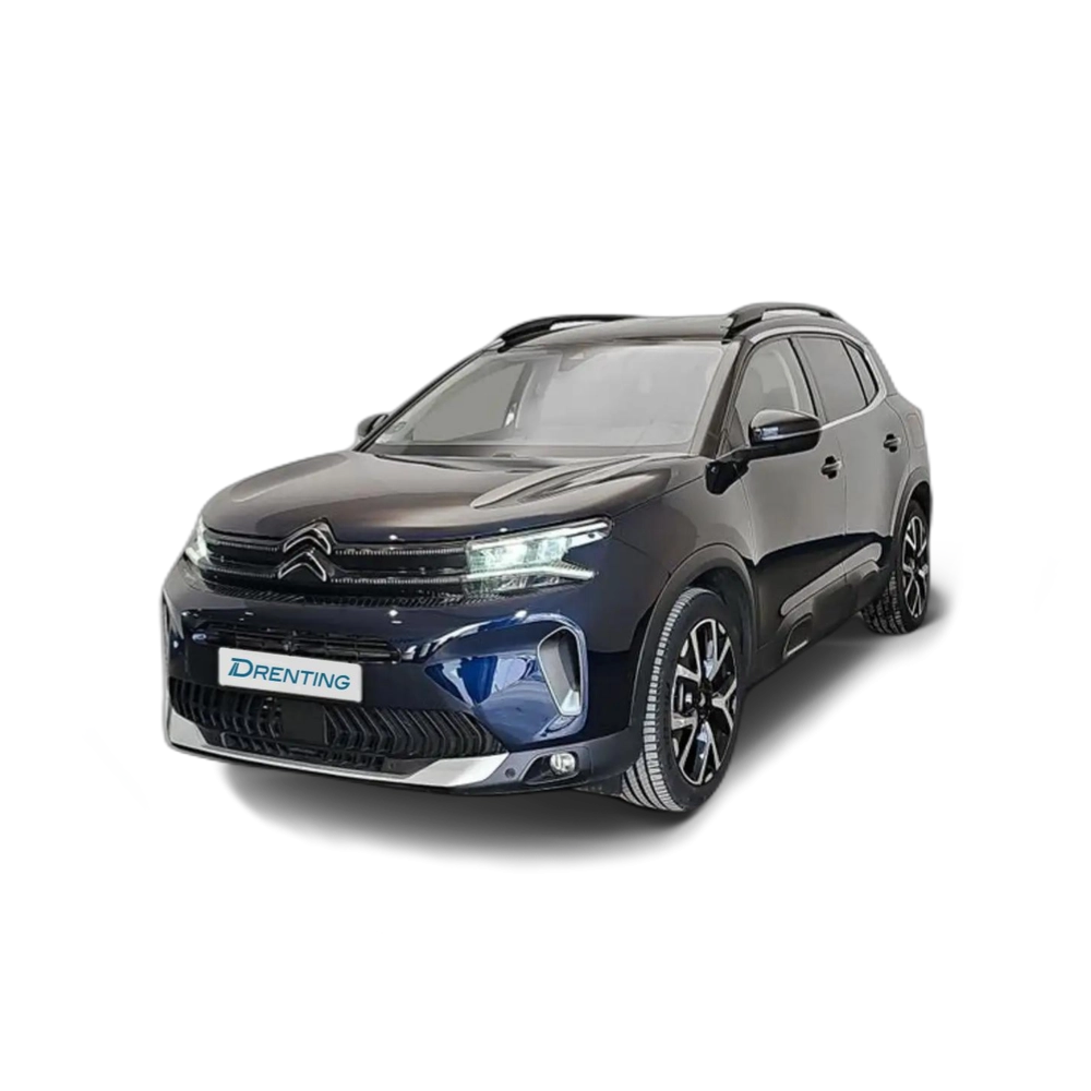 Renting Citroen C5 Aircross Hybrid 225 Shine Pack e-EAT8 165 kW (225 CV) Azul