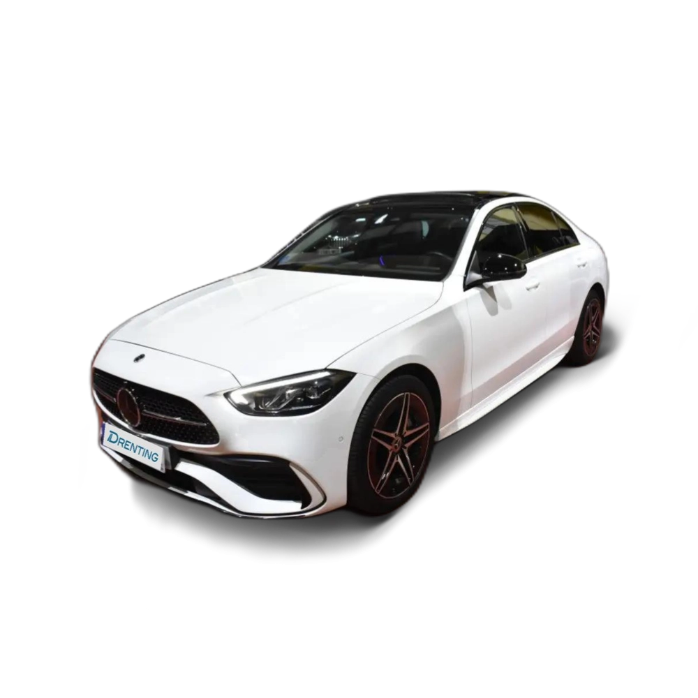 Renting Mercedes-Benz MERCEDES-BENZ Clase C Berlina  Automático de 4 Pu Blanco