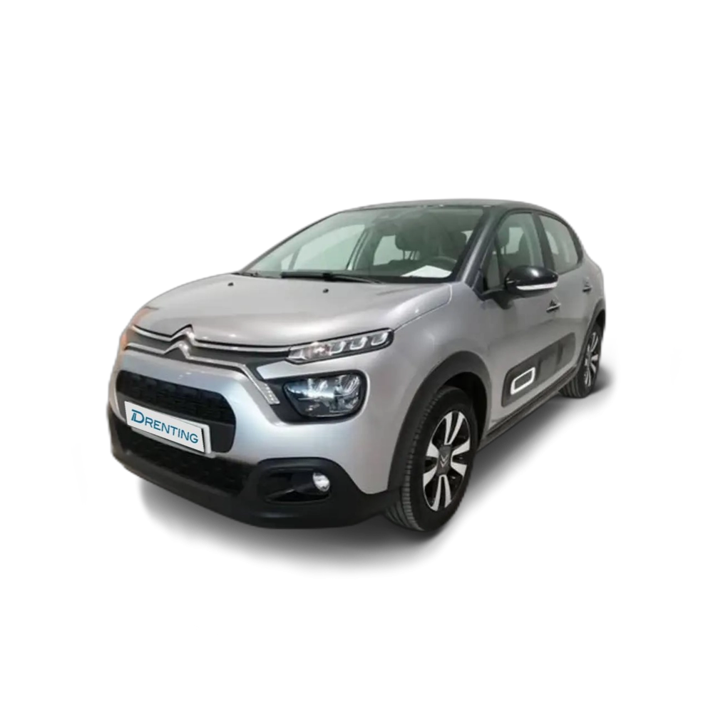 Renting Citroen C3 PureTech 60KW (83CV) Feel Pack Gris 1