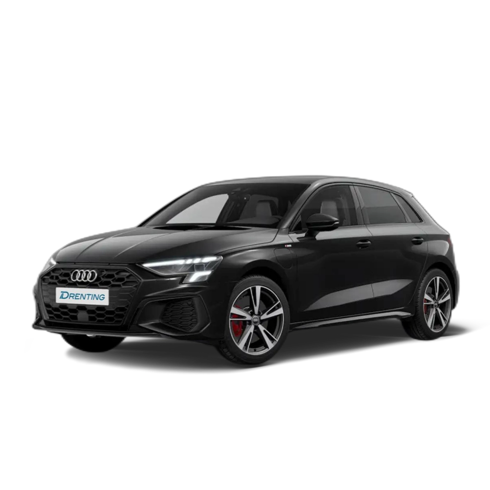 Renting Audi A3 SB 45 TFSIe Competition Black line edition S troni Negro