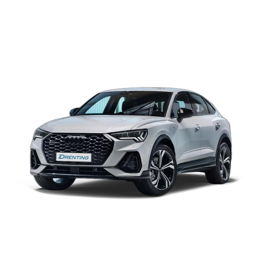 Renting Audi Q3 Sportback 35 TFSI Black line Blanco