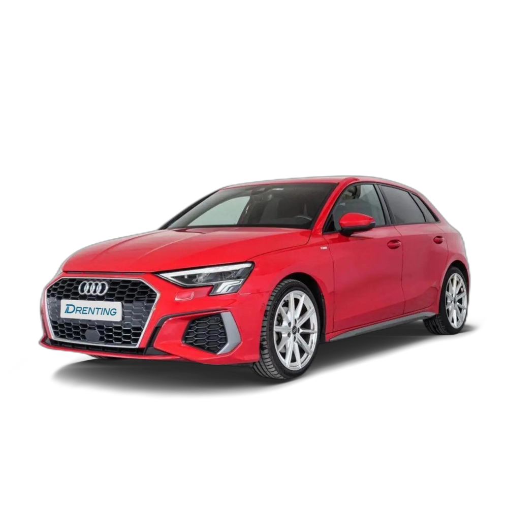 Renting Audi A3 Sportback 35TDI S line S tronic Rojo
