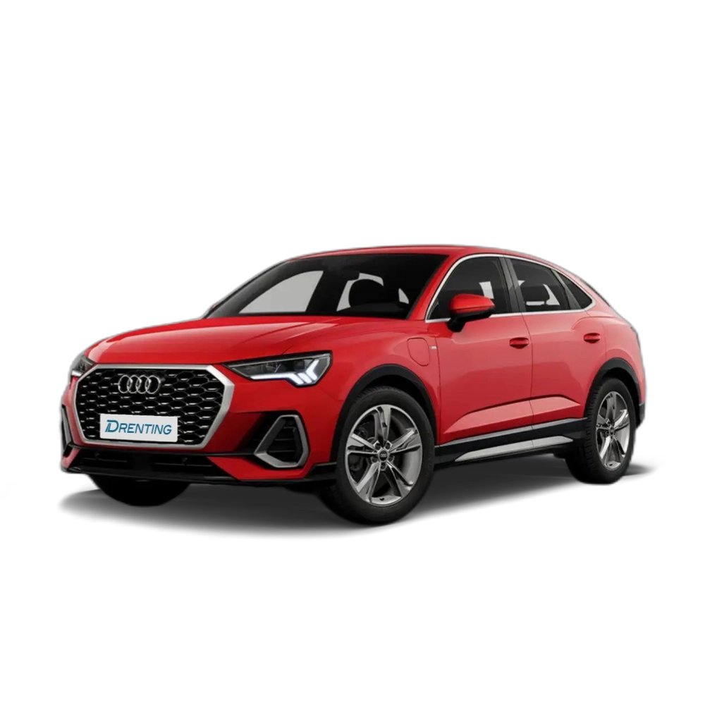 Renting Audi Q3 Sportback 45 TFSIe S line S-tronic Rojo
