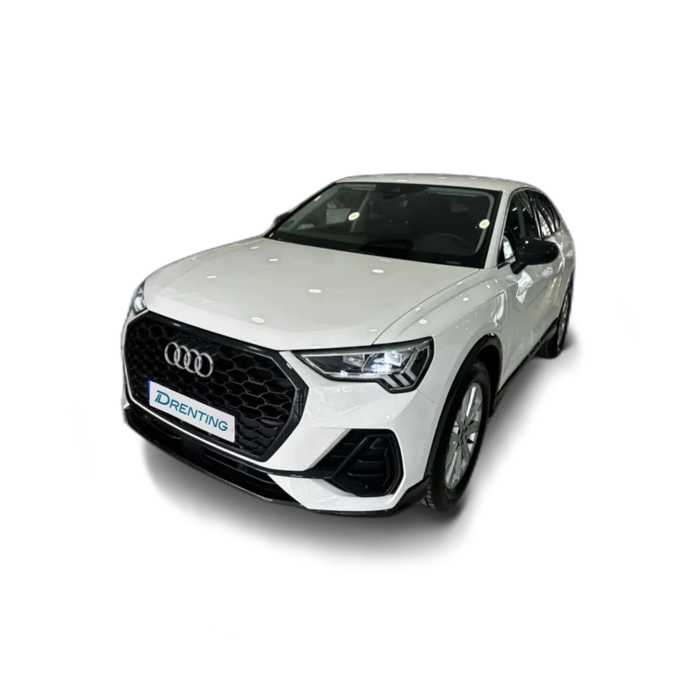 Renting Audi Q3 Sportback 45 TFSIe S-tronic Blanco