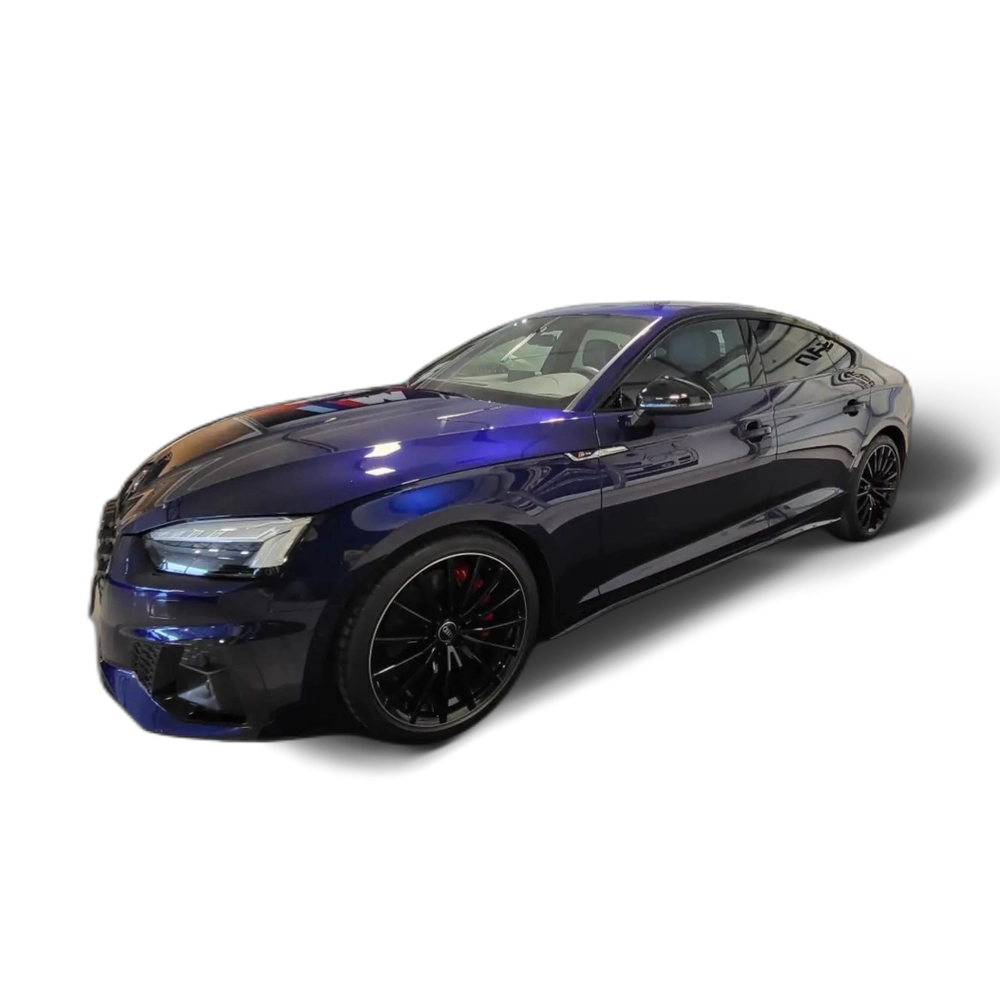 Renting Audi A5 Sportback 50 TDI S line quattro tiptronic Azul