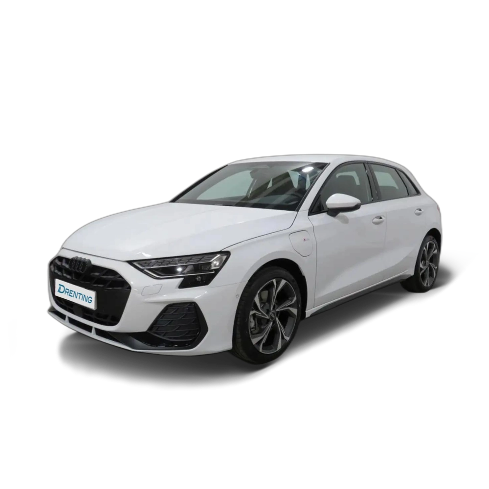 Renting Audi A3 Sportback TFSI e S line S tronic 150kW Blanco 1