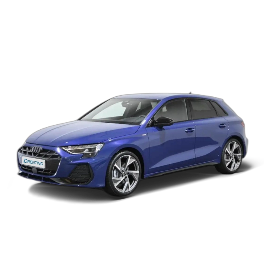 Renting Audi A3 Sportback TFSI Genuine S tronic 110kW Azul