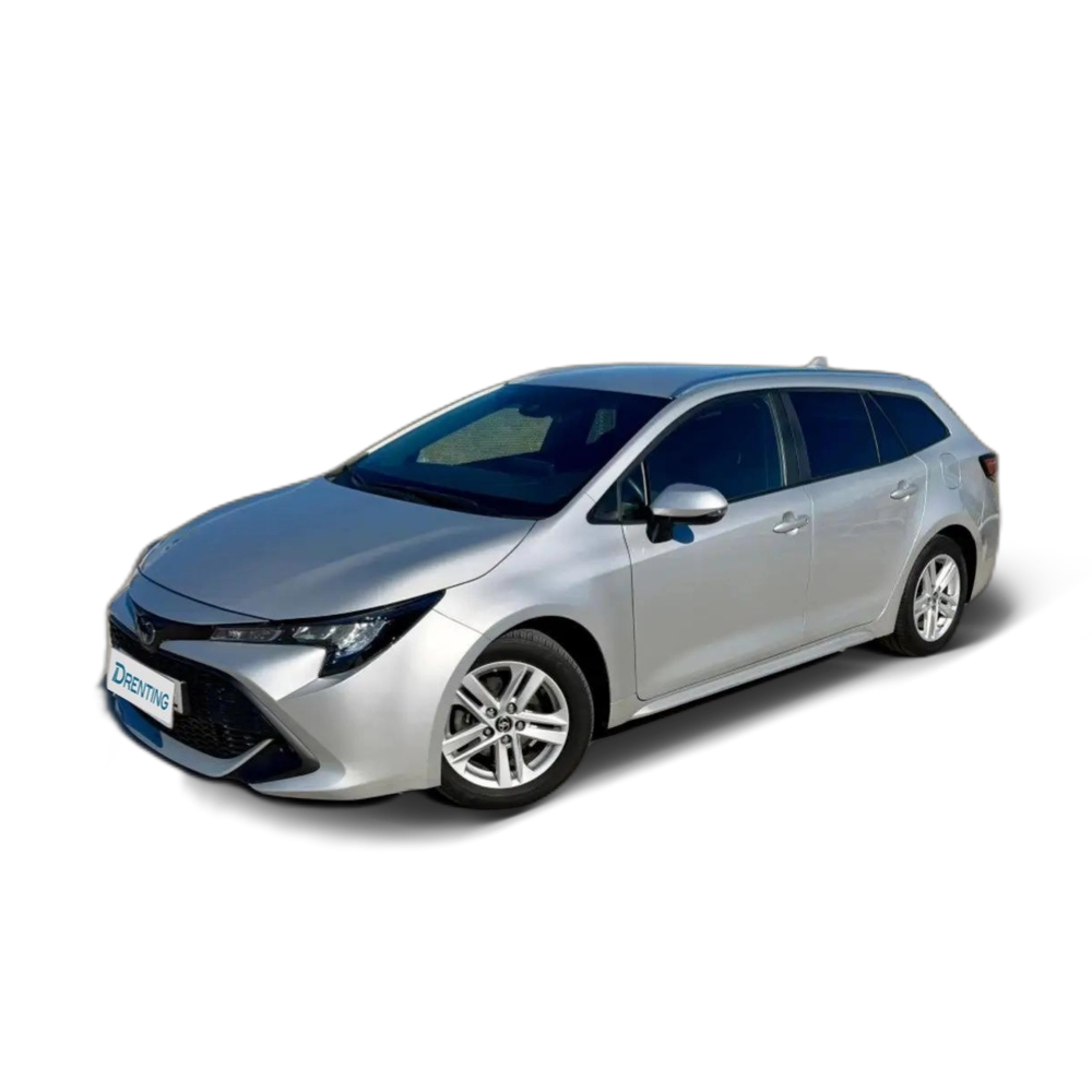 Renting Toyota Corolla Touring Sports 125H Style Plateado