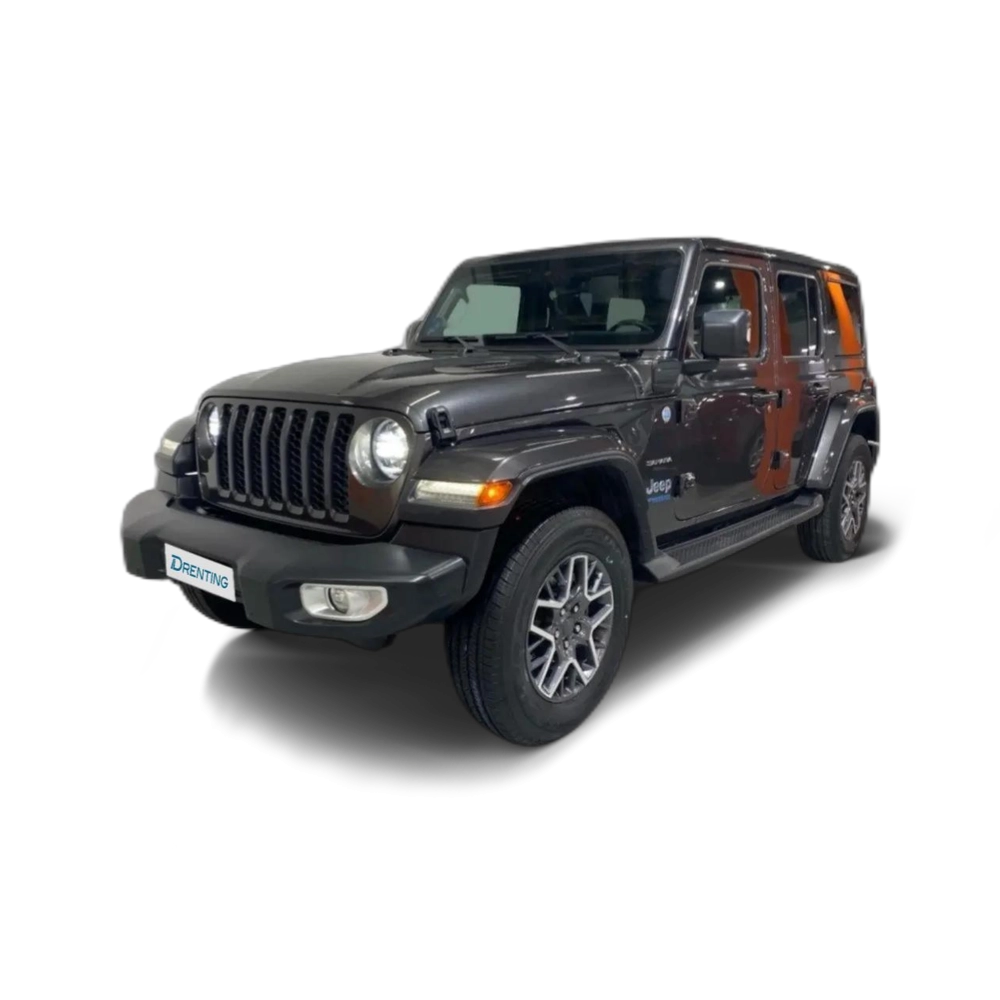 Renting Jeep Wrangler Unlimited 2.0 4xe Sahara 8ATX 280KW Gris