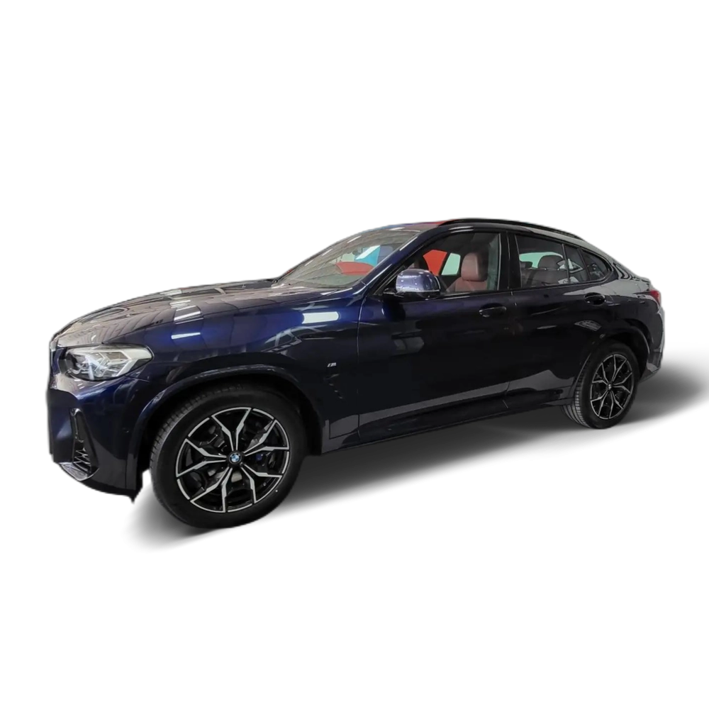 Renting BMW X4 xDrive 20dA xLine M Sport Azul 1