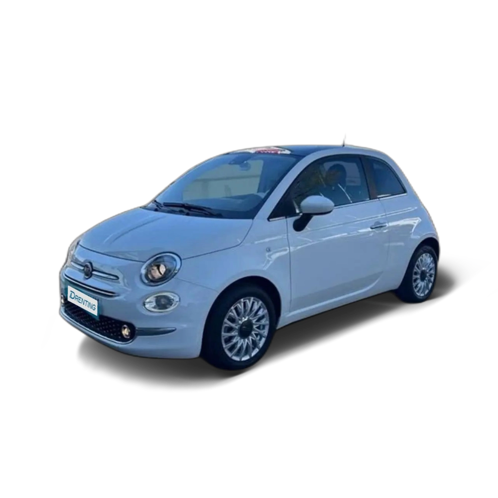Renting Fiat 500 1.0 Hybrid 51KW (70 CV) Dolcevita Blanco