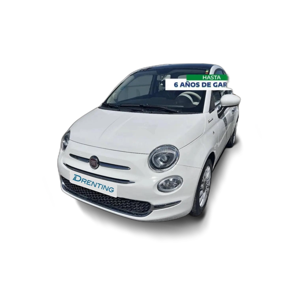 Renting Fiat 500 1.0 Hybrid 51KW (70 CV) Dolcevita Gris