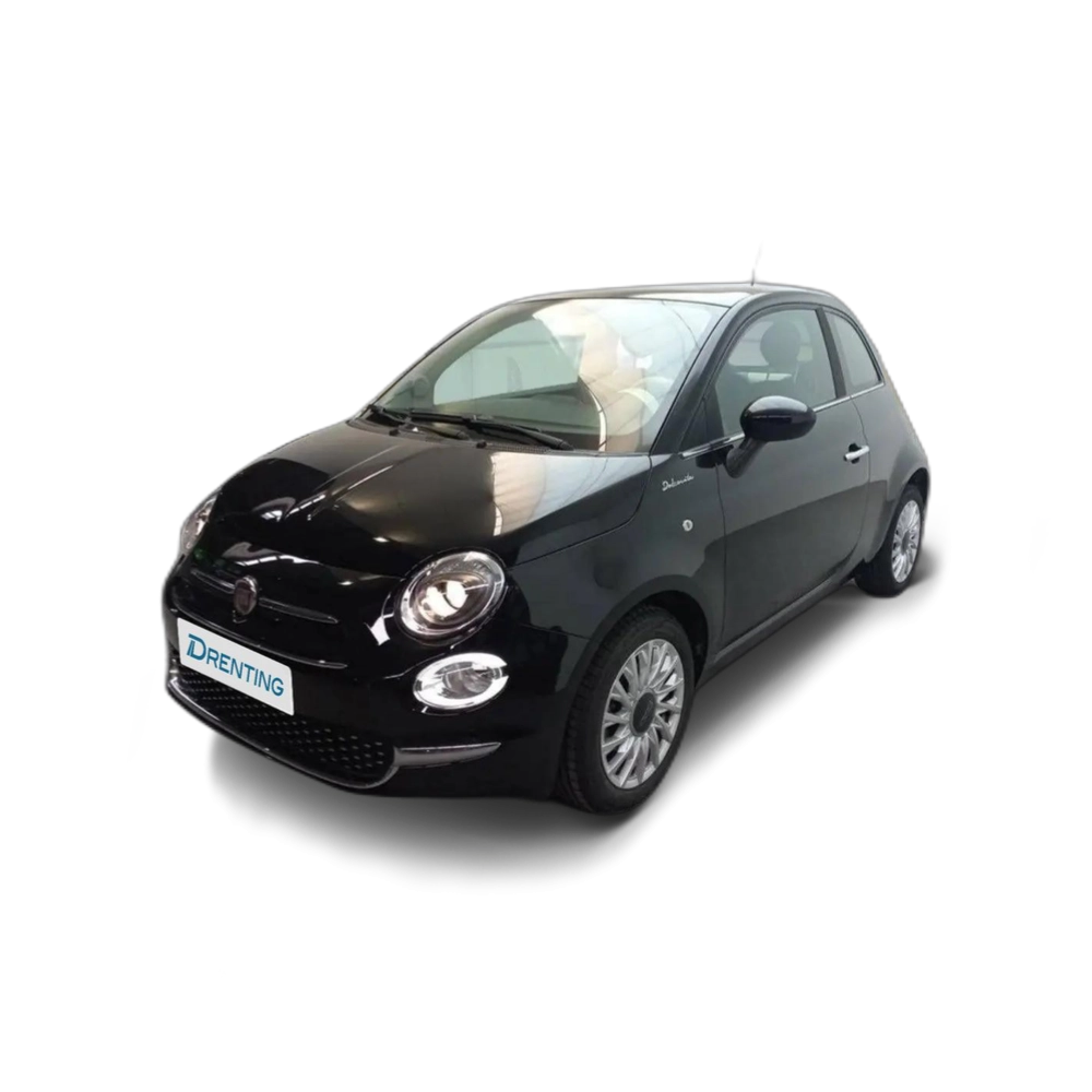 Renting Fiat 500 1.0 Hybrid 51KW (70 CV) Dolcevita Negro 2 1