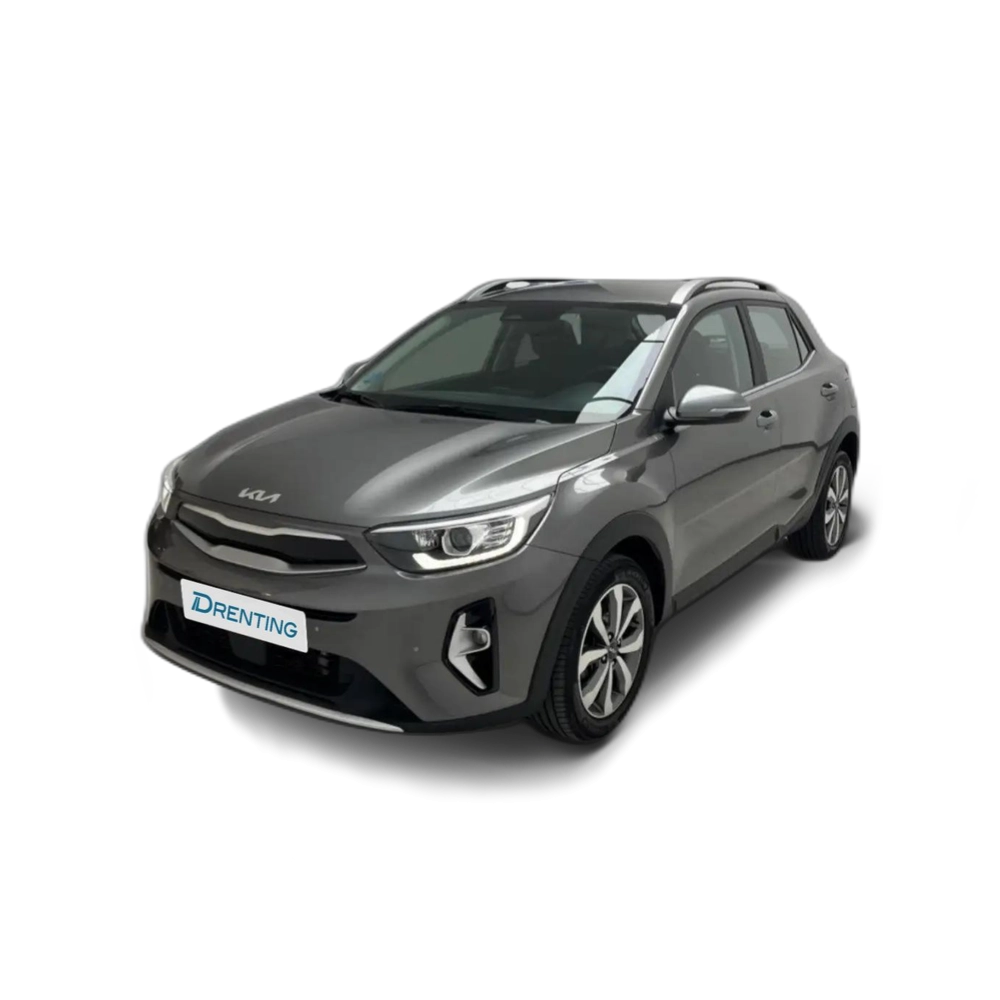 Renting Kia Stonic 1.0 T-GDi MHEV Drive 100 Gris 1 2