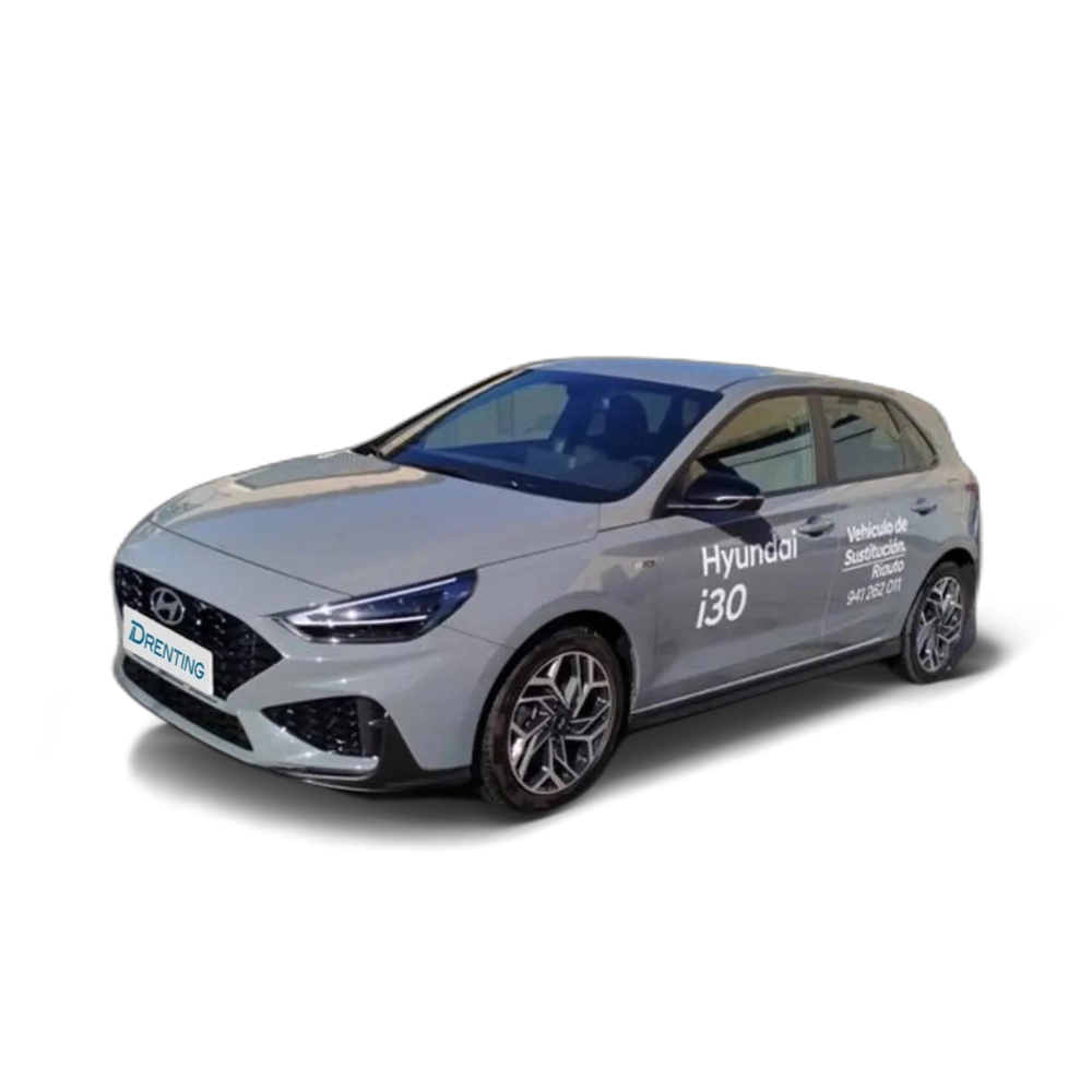 Renting Hyundai i30 1.0 TGDI N Line 100 Gris
