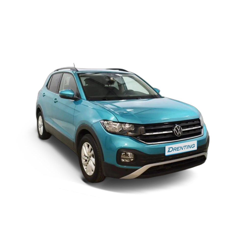 Renting Volkswagen T-Cross 1.0 TSI Advance DSG7 81kW Azul