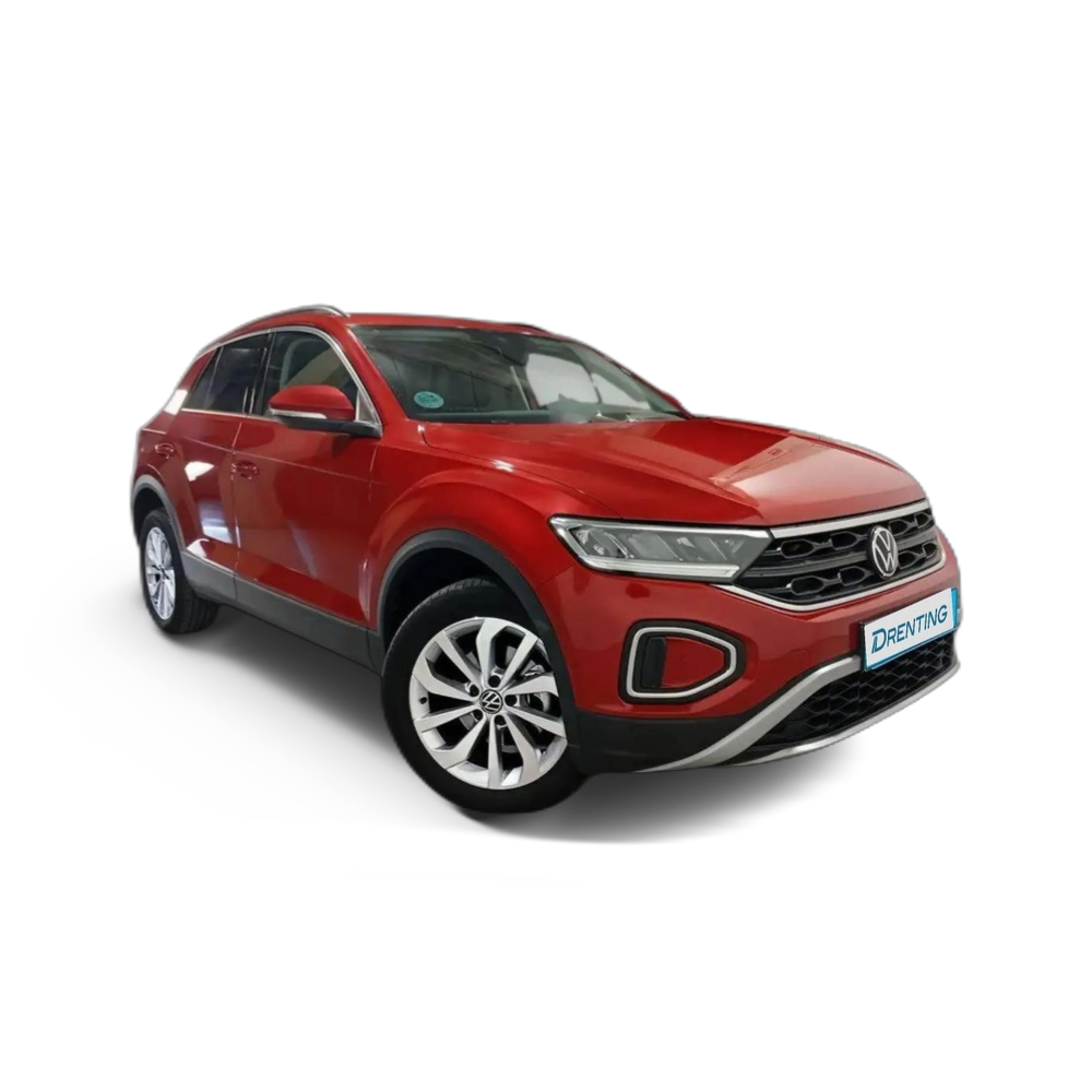 Renting Volkswagen T-Roc 1.0 TSI Life 81kW Rojo