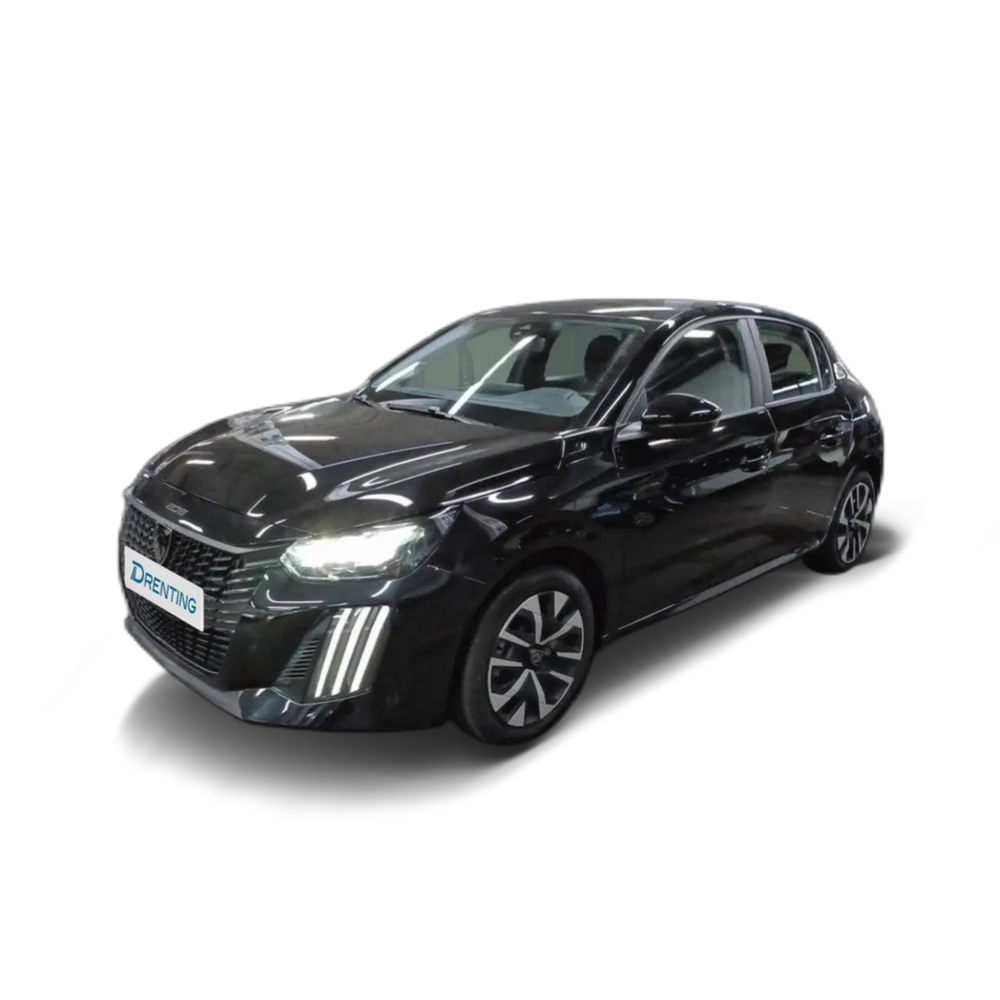 Renting Peugeot 208 1.2 Hybrid Style e-DCS6 110 Negro 1 1