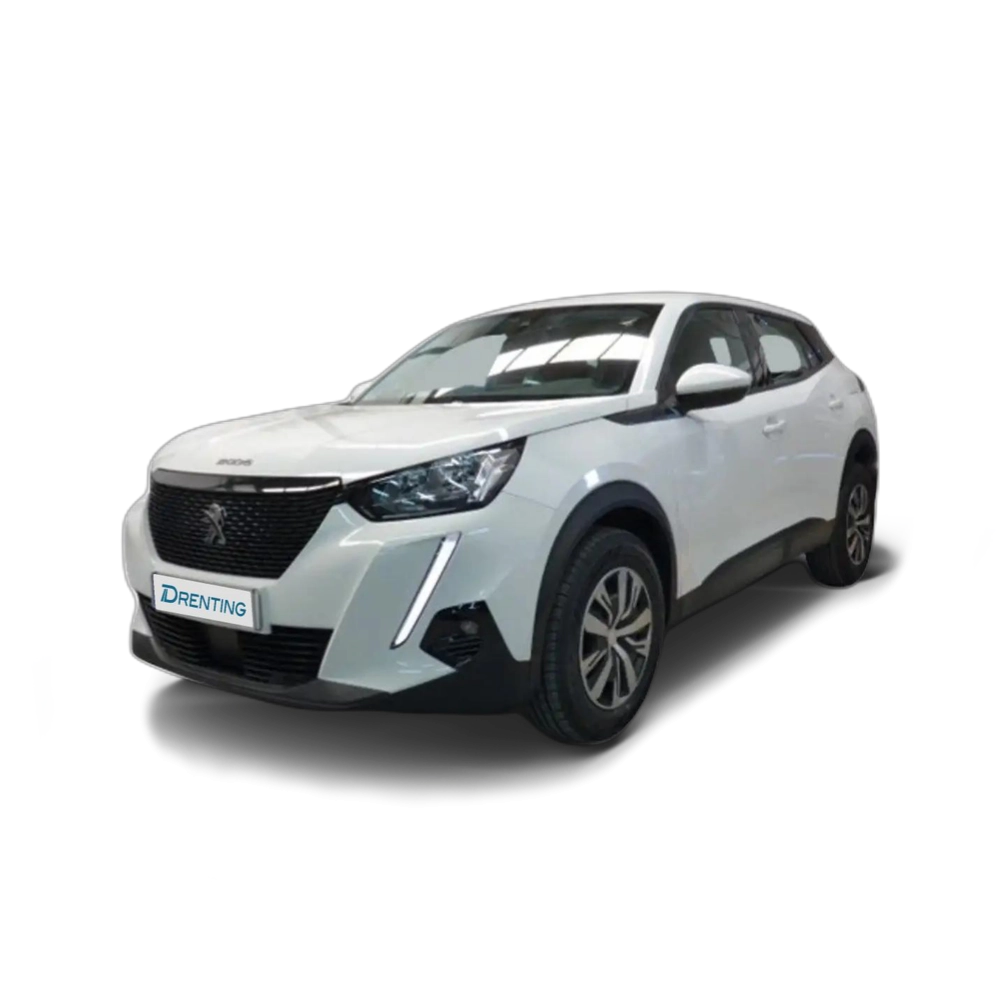 Renting Peugeot 2008 1.2 PureTech S&amp;S Active 100 Blanco 1