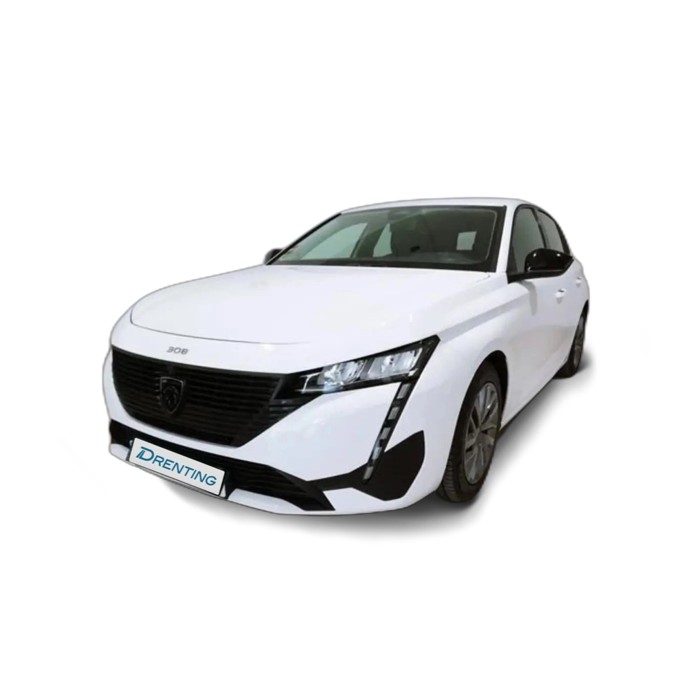 Renting Peugeot 308 1.2 PureTech S&amp;S Active Pack 110 Blanco
