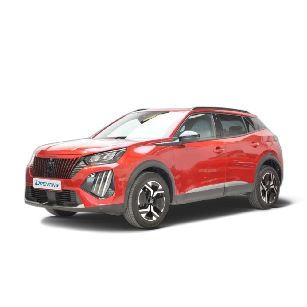 Renting Peugeot 2008 1.2 PureTech S&amp;S Allure 100 Rojo 1