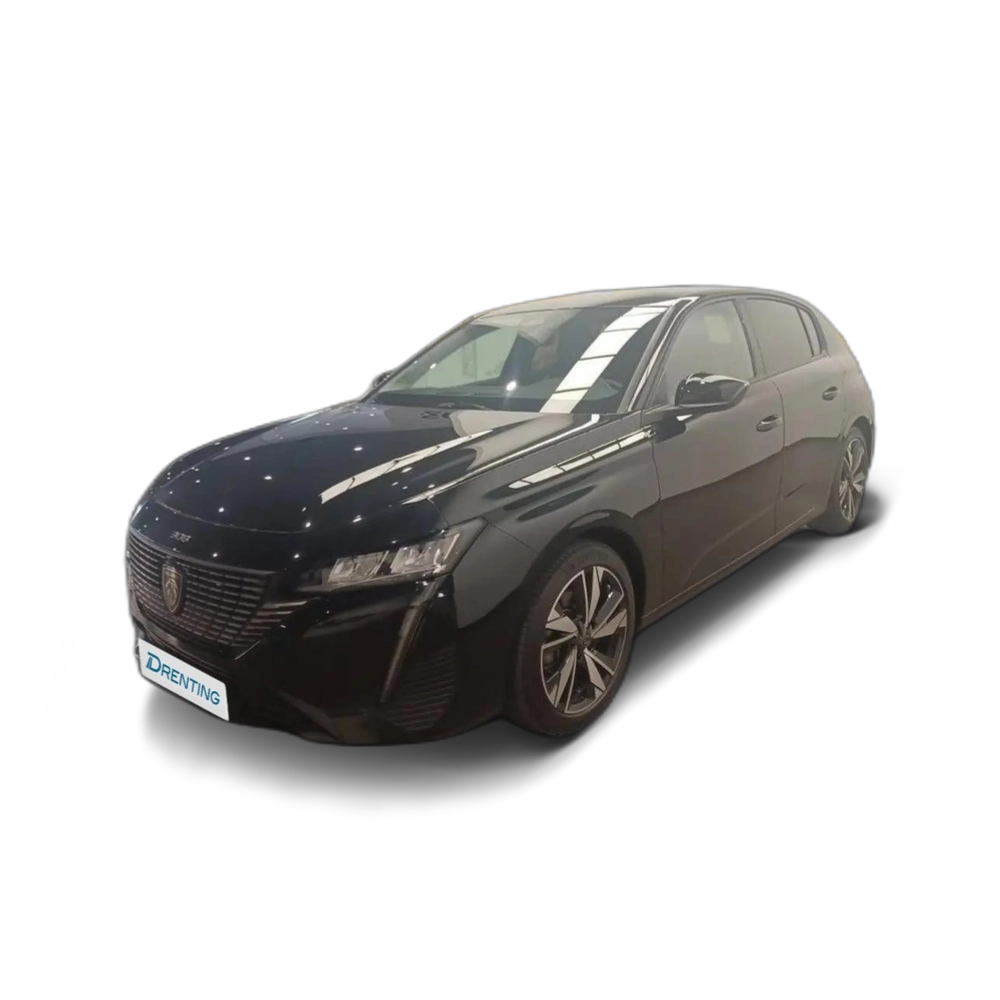 Renting Peugeot 308 1.2 PureTech S&amp;S Allure 130 Negro