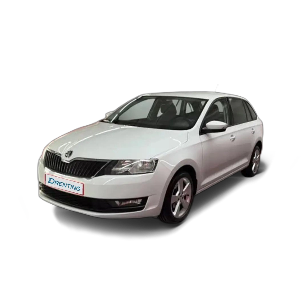 Renting Skoda Rapid/Spaceback 1.4TDI Ambition Blanco