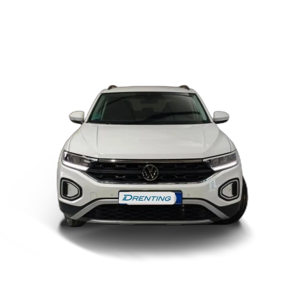 Renting Volkswagen T-Roc 1.5 TSI Dark DSG7 110KW Blanco