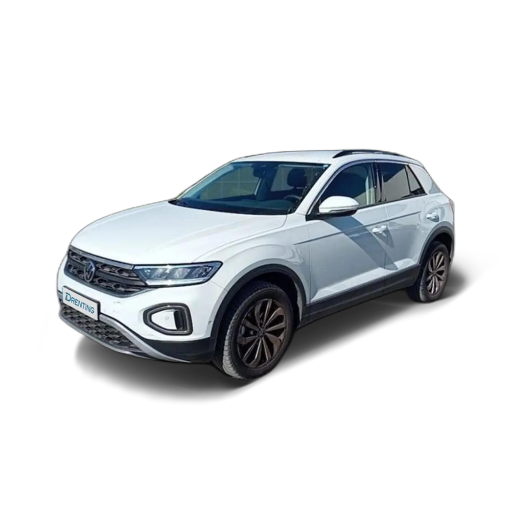 Renting Volkswagen T-Roc 1.5 TSI Más DSG7 110KW Blanco 1