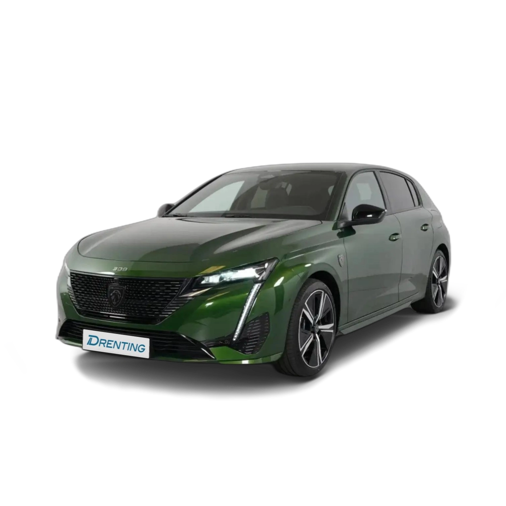 Renting Peugeot 308 1.6 Hybrid GT EAT8 225 Verde 1