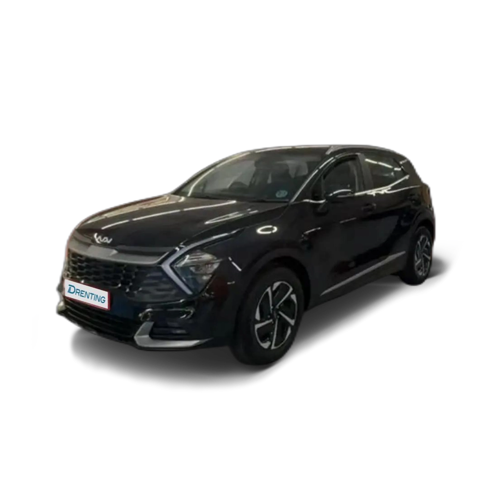 Renting Kia Sportage 1.6 T-GDi HEV Drive 215 Negro