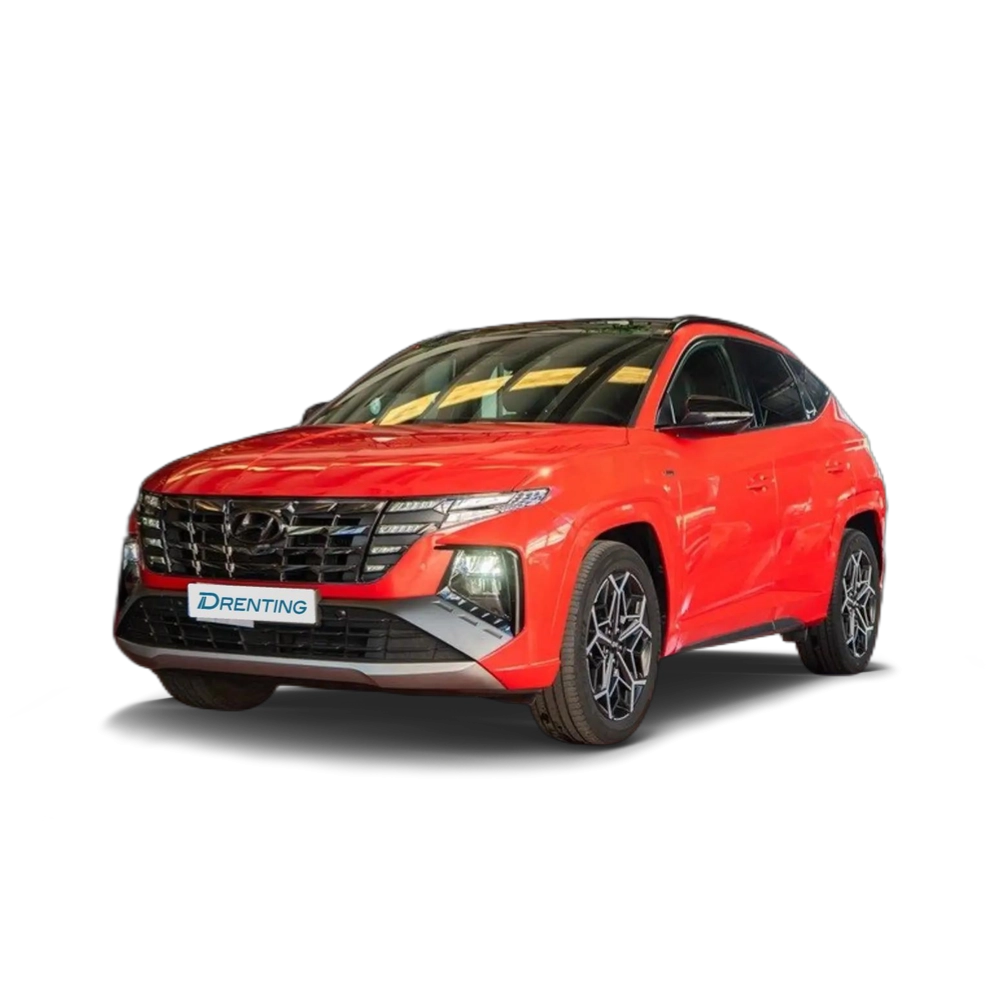 Renting Hyundai TUCSON 1.6 TGDI HEV Nline Sky AT Rojo