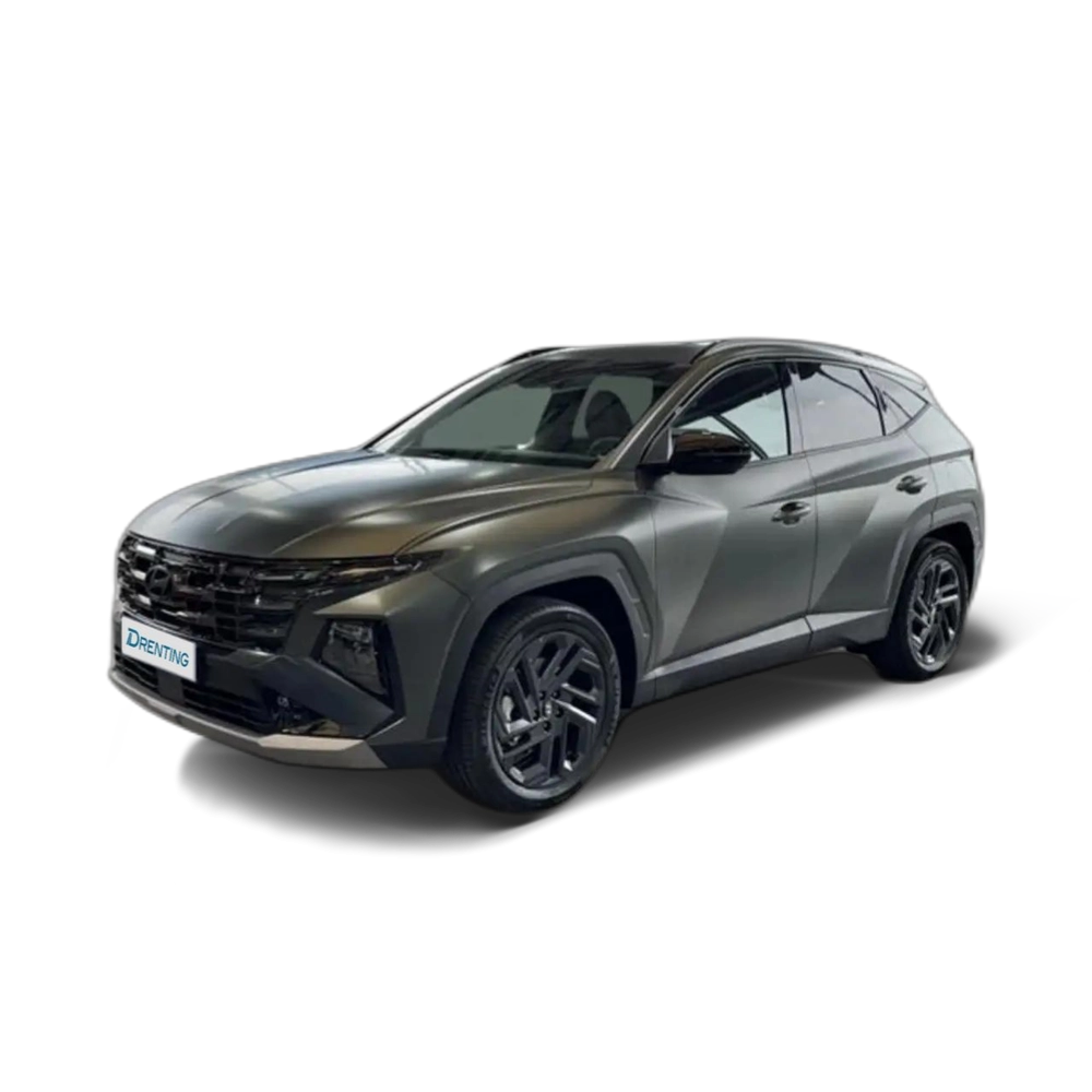 Renting Hyundai TUCSON 1.6T HEV 158KW 20 ANIVERSARIO SKY AUTO 215 5P Verde