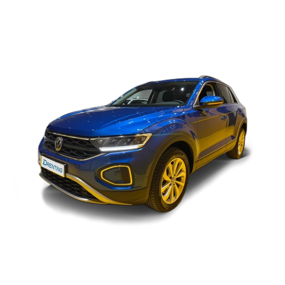 Renting Volkswagen T-Roc 2.0TDI Life DSG7 110KW Azul 1