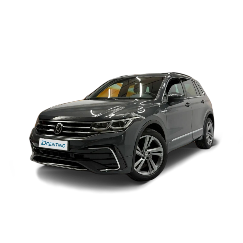 Renting Volkswagen Tiguan 2.0TDI R-Line DSG 110kW Gris 1 1
