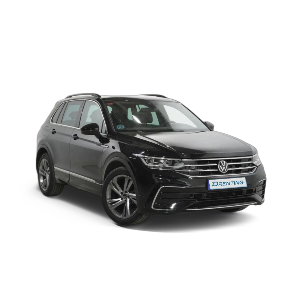 Renting Volkswagen Tiguan 2.0TDI R-Line DSG 110kW Negro 2 1