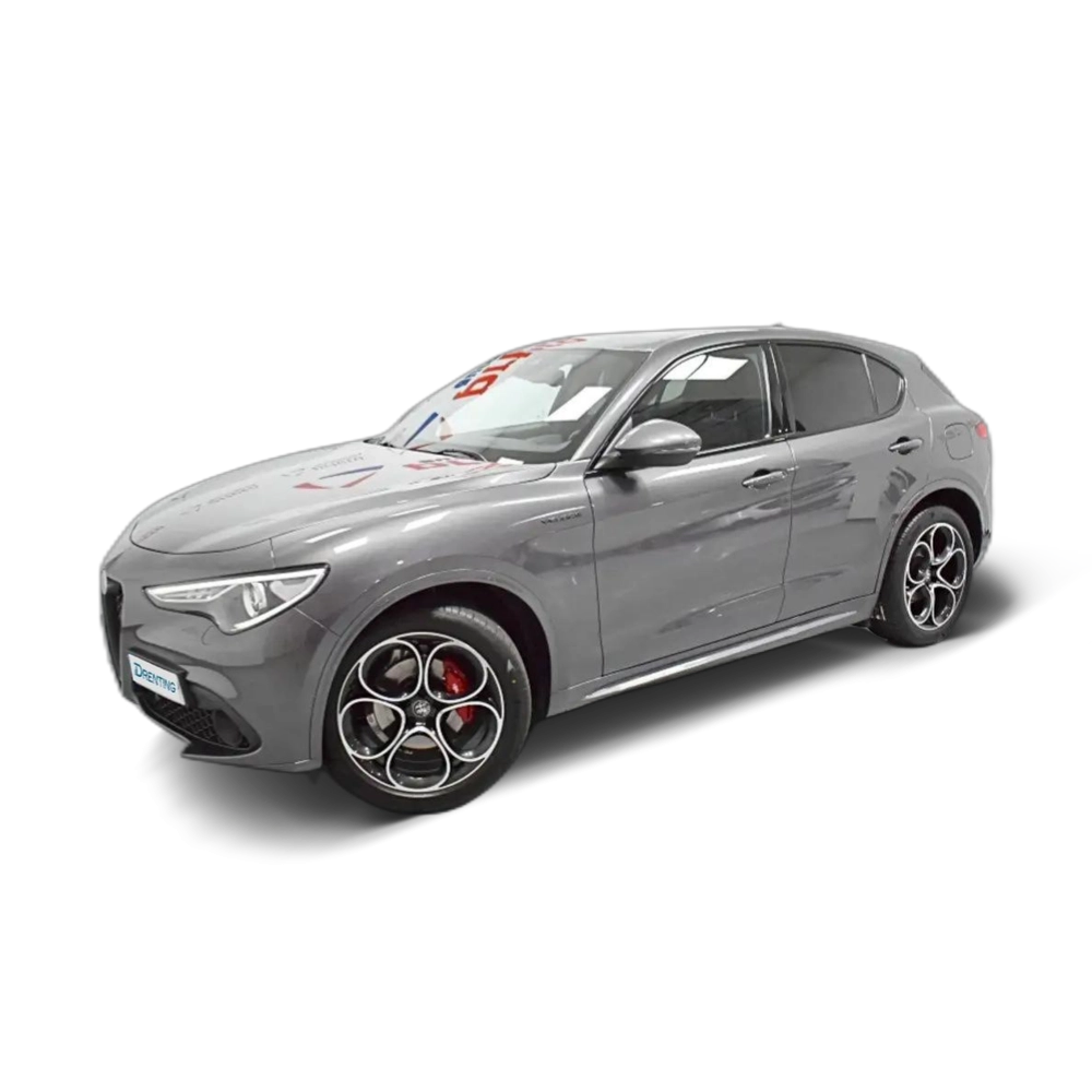Renting Alfa Romeo Stelvio 2.2 Veloce Q4 210 Aut. Gris 2
